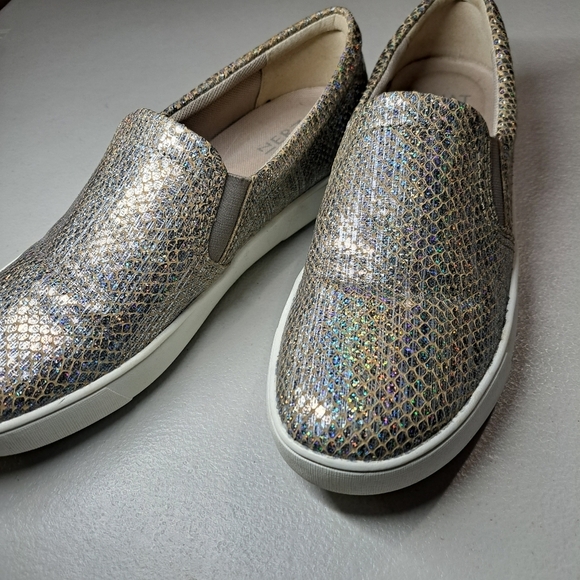 Naturalizer Women's Snake Print Metallic Loafer Leather Upper Marianne  8.5 W - Picture 9 of 10